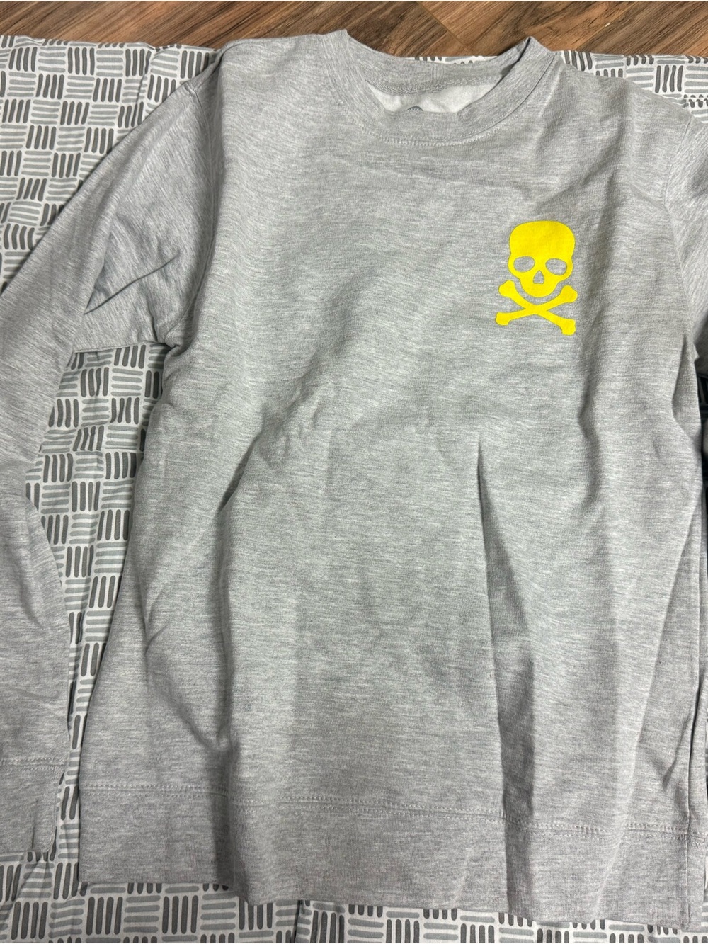 soulcycle Gray Crewneck Tee with Dark Logo